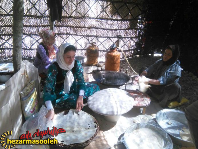 استقبال از میهمانان نوروزی در باینگان در اخرین روز از سال+تصاویر