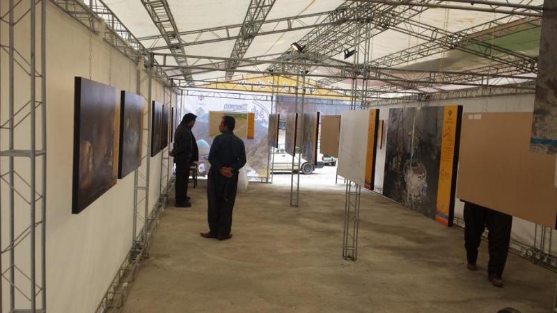 برپایی نمایشگاه عکس سد داریان در محل مظهر جدید چشمه بل