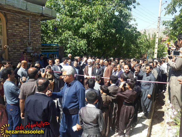 افتتاح طرح هادی در روستاهای «زردویی» و «شمشیر» شهرستان پاوه+تصاویر