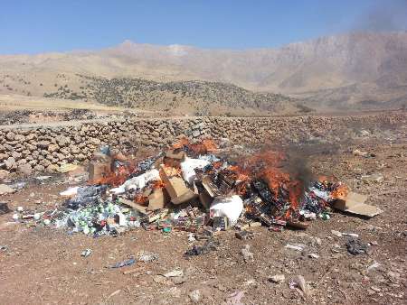 امحاء 6 تن لوازم آرایشی - بهداشتی تقلبی در پاوه 