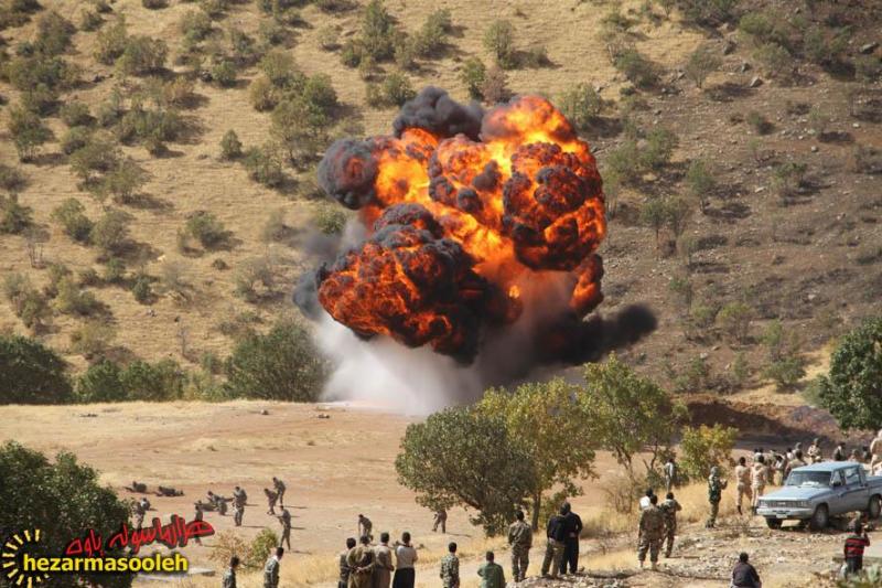 گزارش تصویری از برگزاری رزمایش بزرگ الی بیت المقدس در پاوه