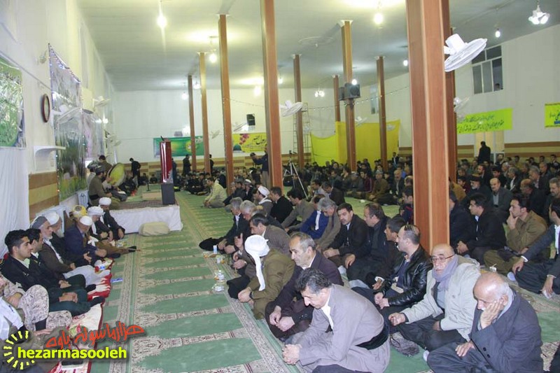 مراسم میلاد پیامبر بزرگوار اسلام(ص) در شهر نودشه برگزار شد+تصاویر