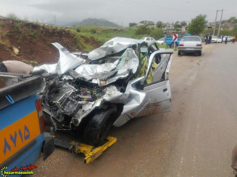 تصادف در روستاي سرياس پاوه منجر به كشته شدن يك نفر شد