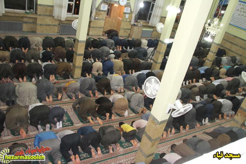 گزارش تصويري از اقامه نماز هاي سنت تراويح در مساجد سطح شهر پاوه