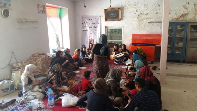 برگزاری کلاسهای آموزشی مهارتی گروه جهادی شهید بهرام ولدبیگی بسیج دانشجویی در باينگان