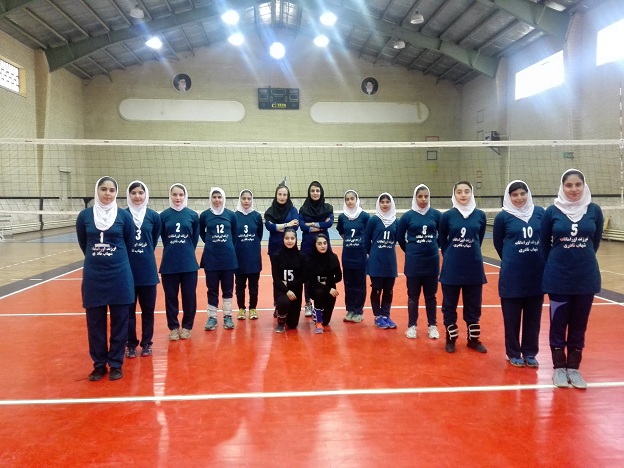 بانوان نوجوان والیبالیست پاوه به مقام قهرمانی استان رسیدند