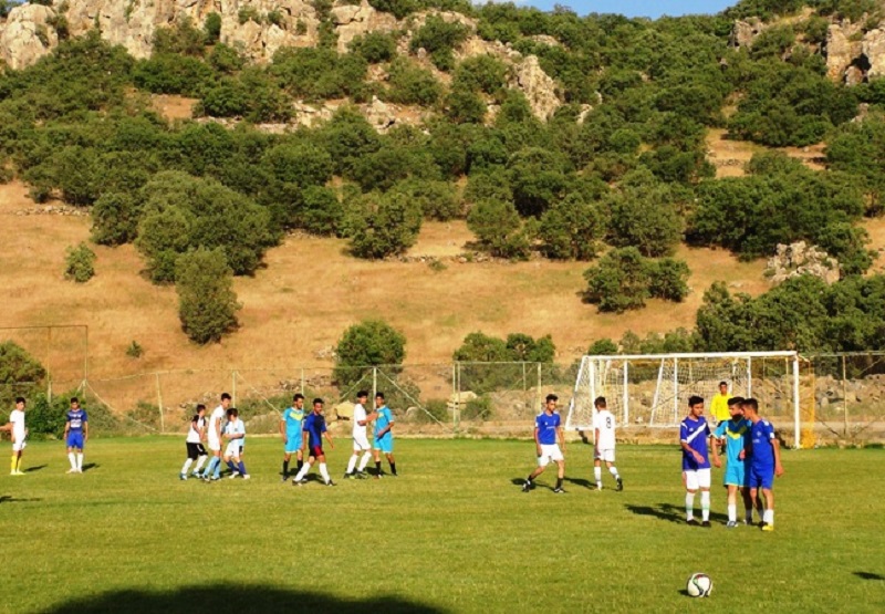  اردوی استعدادیابی فوتبال منطقه پنج کشور در پاوه آغاز شد