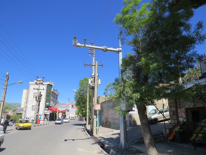 فعال شدن دوربین‌های کنترل ترافیک در شهر پاوه 