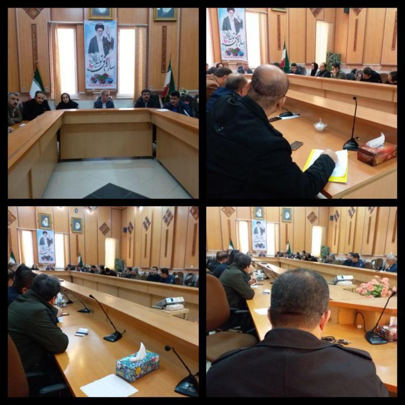 جلسه کارگروه سلامت و امنیت غذایی شهرستان پاوه