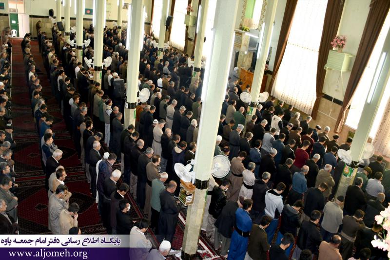 گزارش تصویری از برگزاری اقامه نماز جمعه امروز در پاوه 