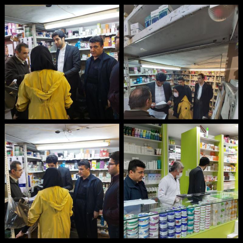 نظارت بر فروش الکل و مواد ضد عفونی کننده توسط جانشین دادستانی پاوه