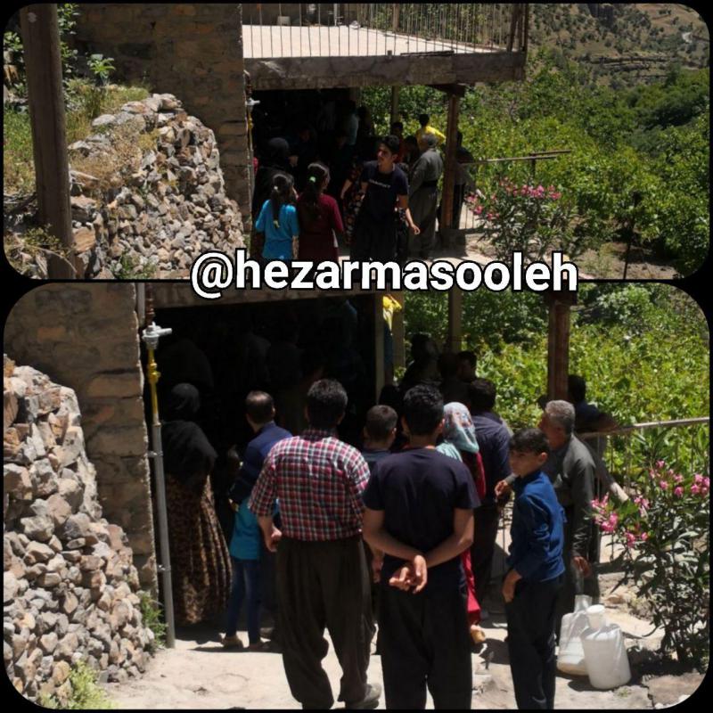 دستگیری گدای سارق در روستای دشه پاوه