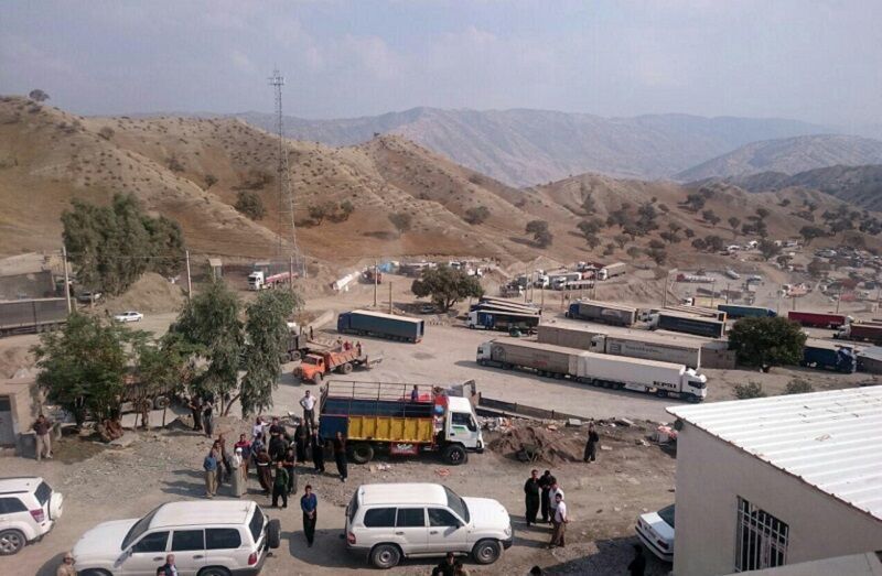 روزانه بیش از ۳۰۰ کامیون کالا از مرز شوشمی به اقلیم کردستان صادر می‌شود