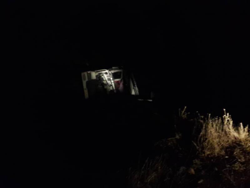 ۶ مصدوم در اثر واژگونی تانکر حامل سوخت در قوری قلعه 