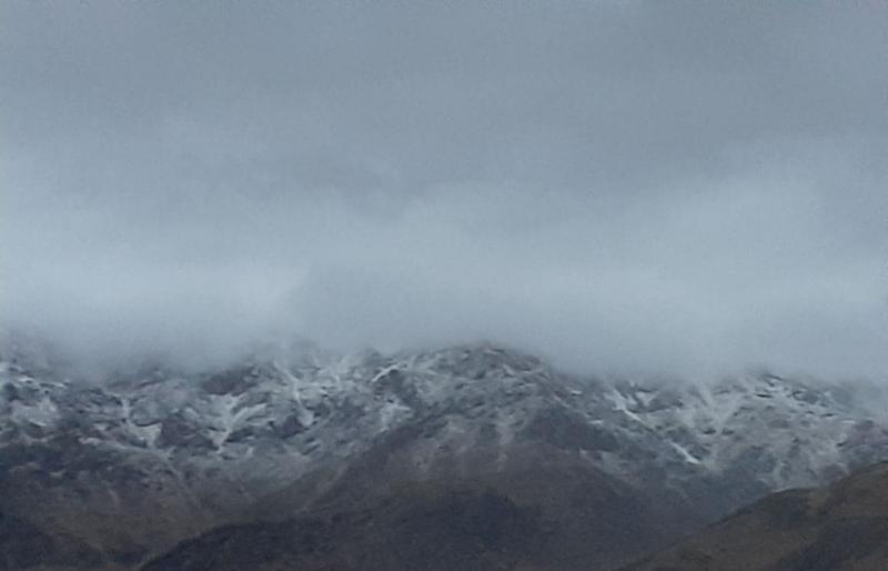 بارش نخستین برف پاییزی در ارتفاعات شهرستان پاوه 