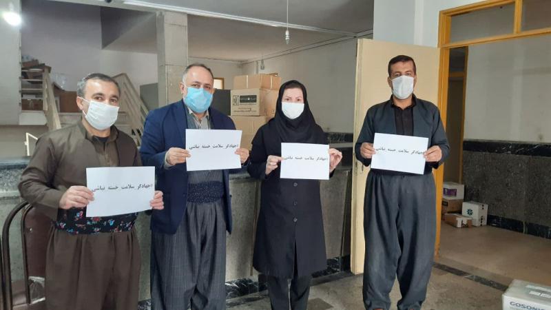 گزارش تصویری راه اندازی پویش مردمی «جهادگر سلامت خسته نباشی» در شهرستان پاوه