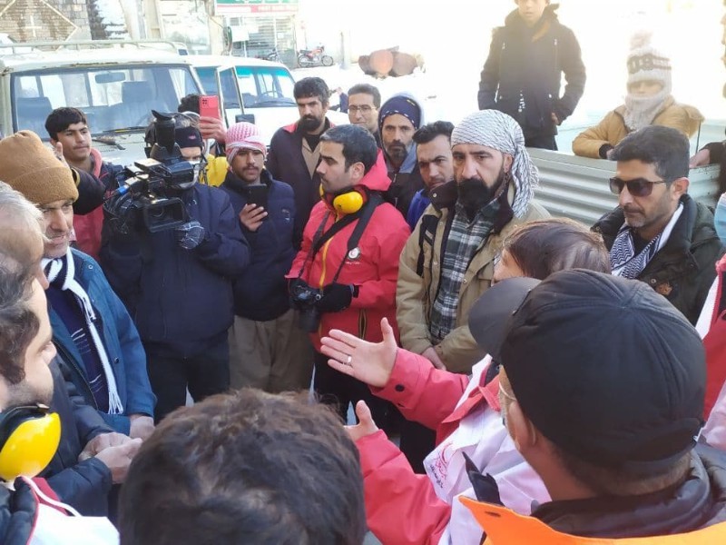 بازدید استاندار کرمانشاه از وضعیت محورهای ارتباطی پاوه