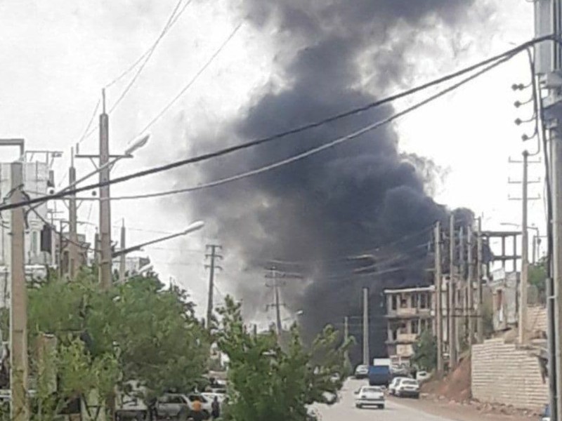 جوشکاری ؛ عامل آتش سوزی در محله چورژی