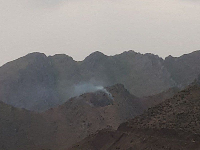 وقوع چند فقره آتش سوزی در مراتع شهرستان پاوه بر اثر رعد و برق