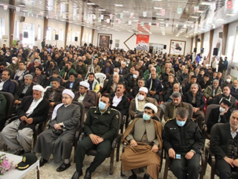 گزارش تصویری از برگزاری مراسم گرامیداشت سالروز شهادت سردار سلیمانی در پاوه