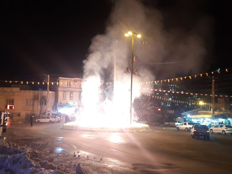 نوای «الله اکبر» , و نور افشانی در پاوه