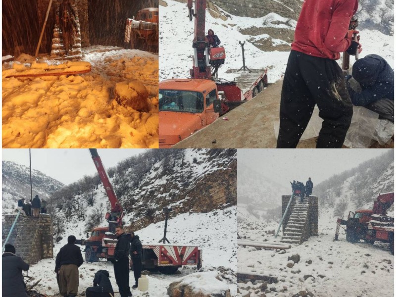 تعویض و راه اندازی دو دستگاه الکتروپمپ شناور چاه و ایستگاه پمپاژ روستای ساتیاری شهرستان پاوه