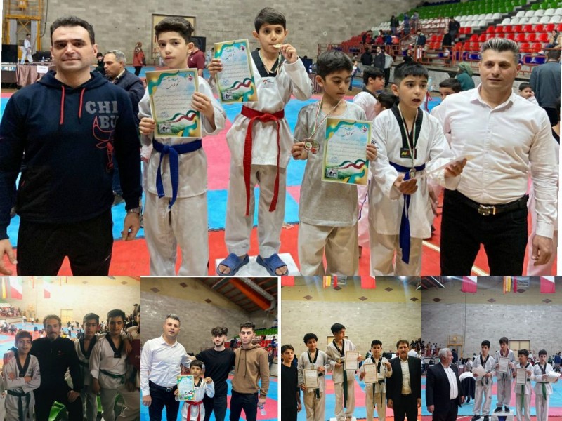 کسب ۱۰ مدال رنگارنگ توسط تکواندوکاران پاوه ای در مسابقات استان