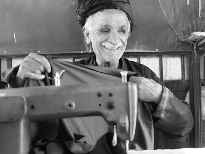 خیاط نابینا