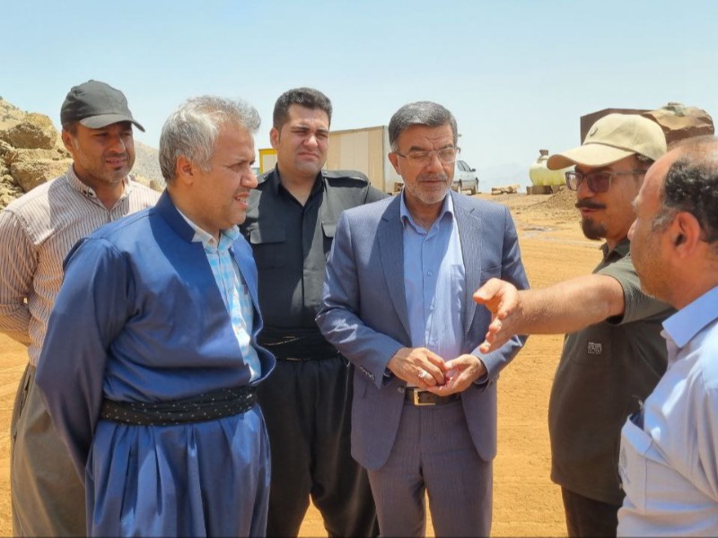 اتمام ۲۵ هزار متر مکعبی خاکبرداری سایت موقت مسافری شوشمی اتمام ۲۵ هزار متر مکعبی خاکبرداری سایت موقت مسافری شوشمی