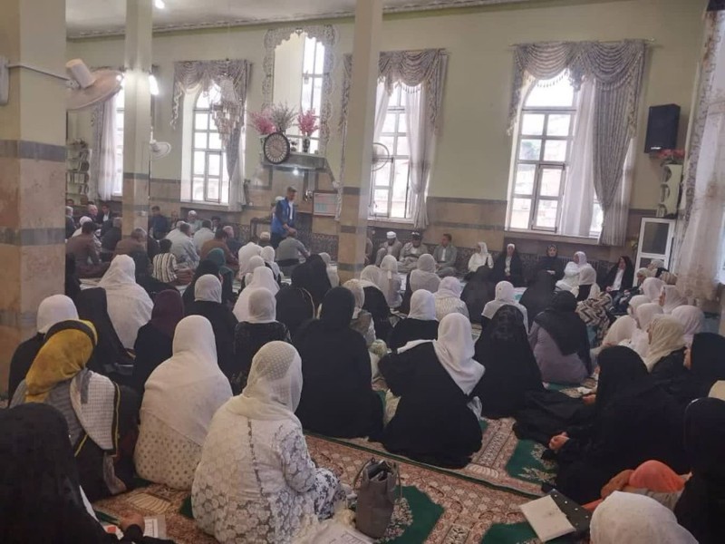 برگزاری دوازدهمین جلسه کلاس آموزشی کاروان حج اورامانات در مسجد قبای پاوه