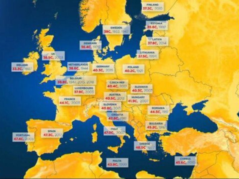 شەپولەو گرماو هامنو سالی ویەردێ و مەرگو 62 هزار نفرێ جە اُروپانە