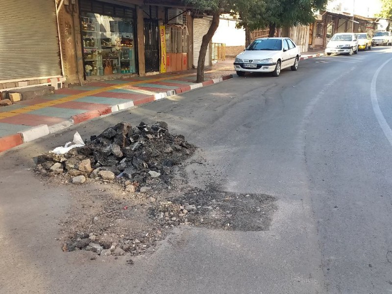 نخاله‌های ناشی از حفاری را در معابر سطح شهر رها نکنید