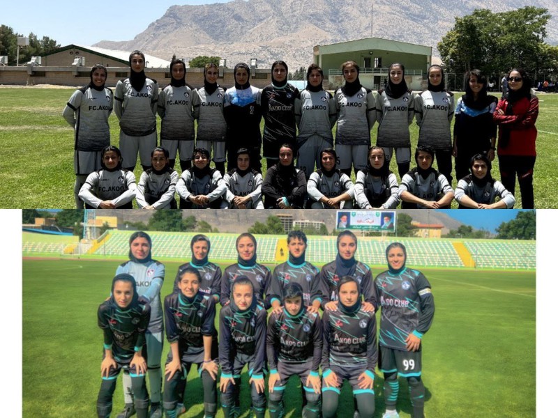 درخشش بانوان فوتبالبست پاوه ای در مسابقات لیگ دسته دوم فوتبال کشور