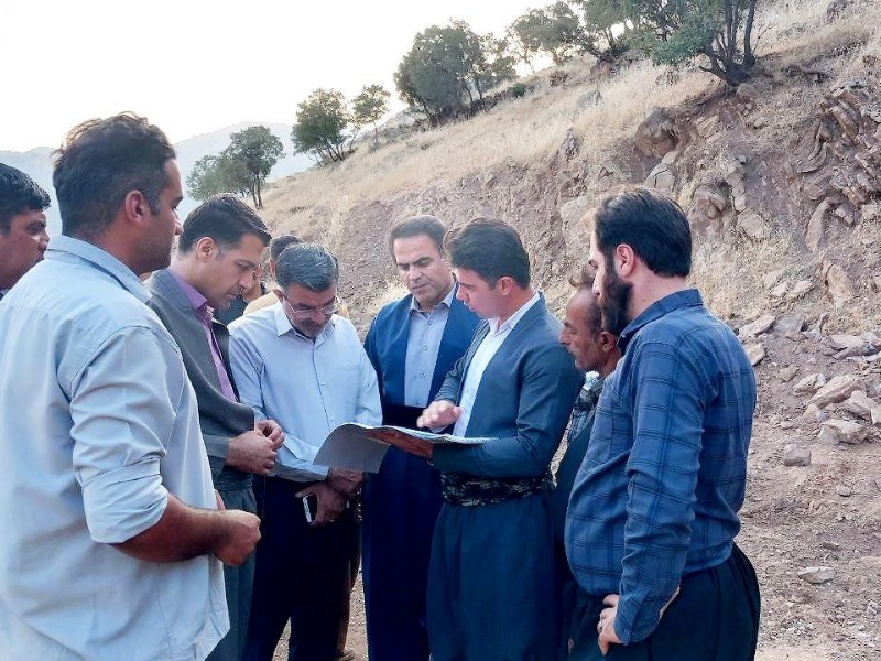 پروژه گازرسانی به روستای هجیج در حال انجام است پروژه گازرسانی به روستای هجیج در حال انجام است