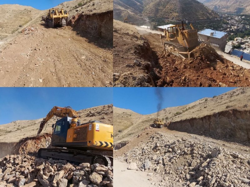 شروع عملیات اجرائی فاز اول احداث معبر احداث پارک جنگلی در قلادزی