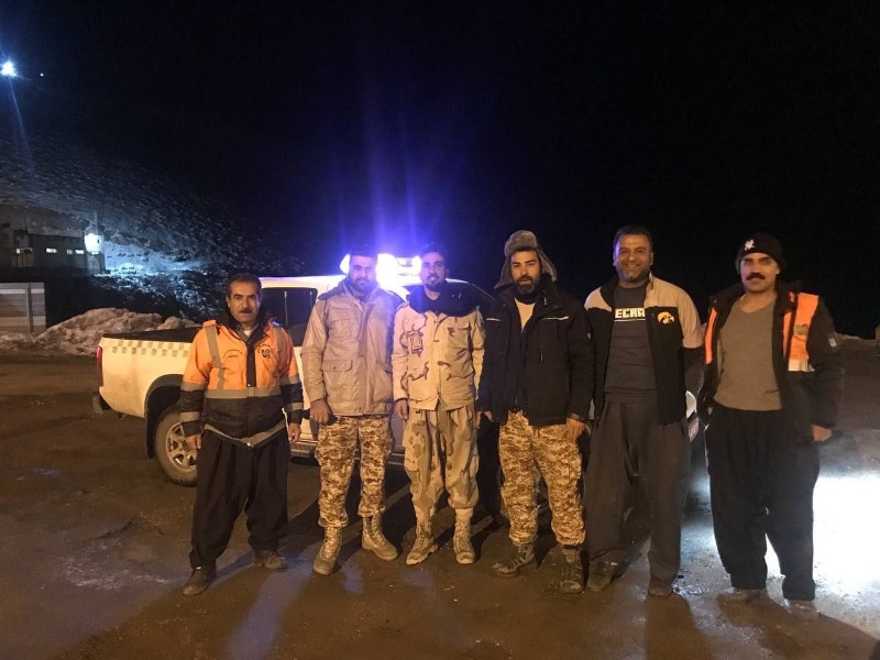 نجات جان دوکولبر در ارتفاعات دالانی پاوه