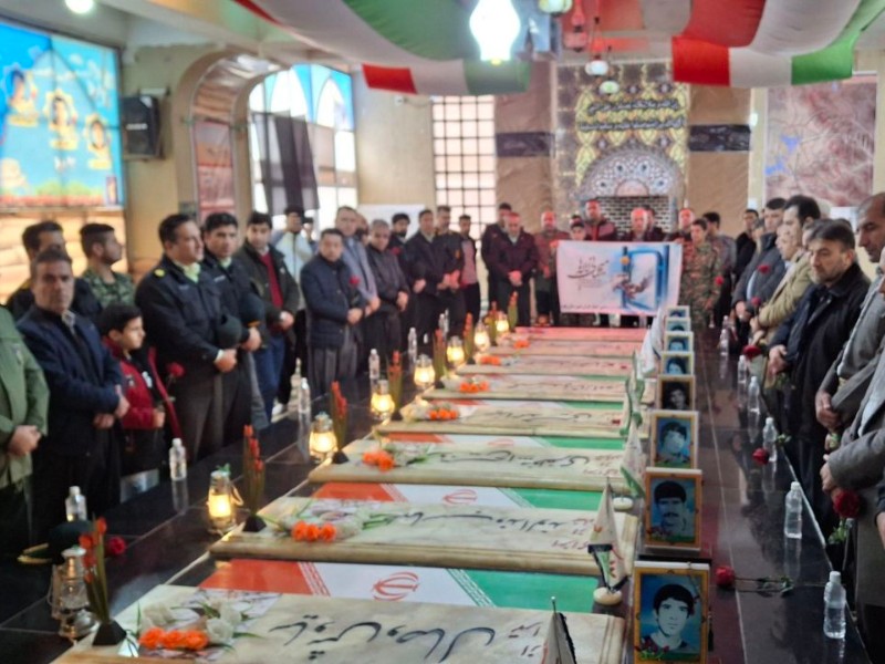 مزار شهدای پاوه غبار روبی و عطر افشانی شد