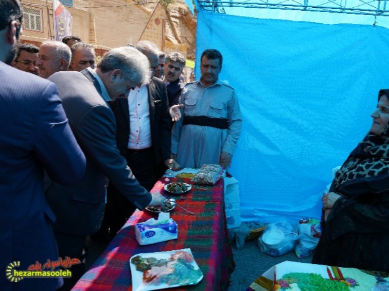 چهارمین جشنواره غذاهای سنتی و محلی در باینگان برگزار شد
