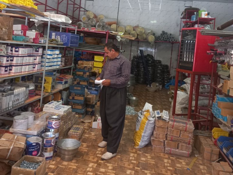 تشکیل 4فقره پرونده تخلف گران‌فروشی وعدم درج قیمت صنوف مصالح ساختمانی در پاوه