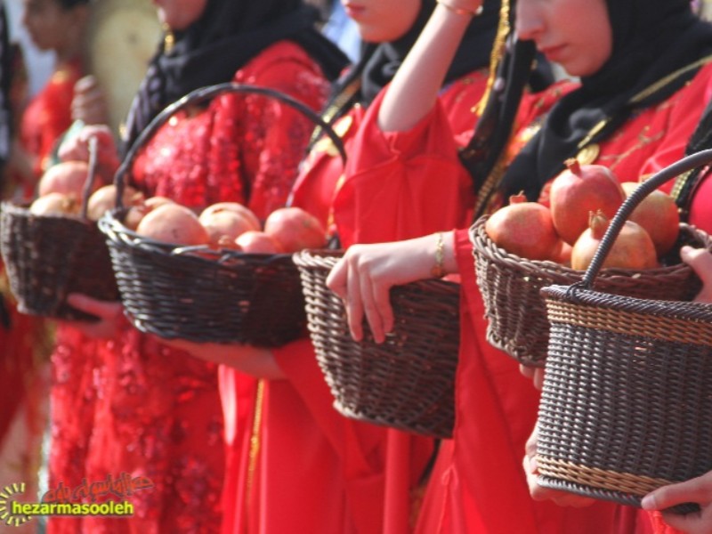 برگزاری جشنواره شکرانه انار در پاوه برگزاری جشنواره شکرانه انار در پاوه