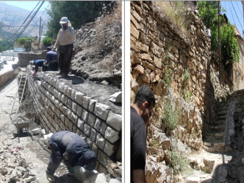 زیرساخت‌های مورد نیاز گردشگری روستای خانقاه پاوه تکمیل شد