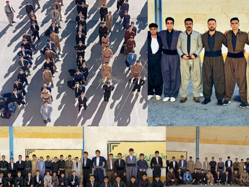 جشن لباس اصیل کردی در دبیرستان فاروق اعظم(رض) پاوه برگزار شد