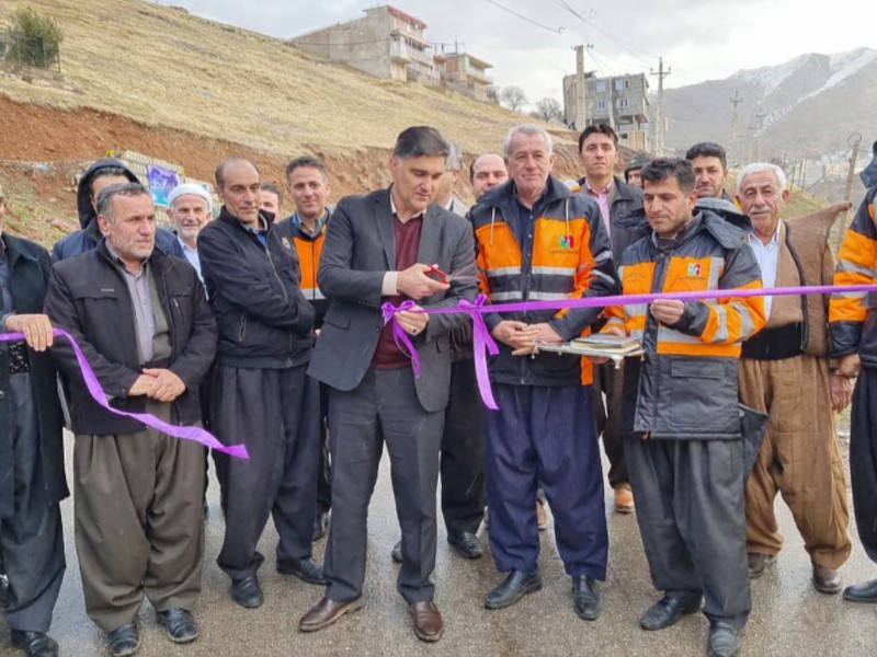 افتتاح و بهره برداری از پروژه بهسازی و روکش آسفالت راه روستای دشه با اعتباری بیش از ۹۰ میلیارد ریال
