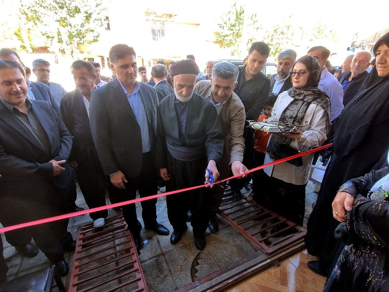 آیین افتتاح موسسه خیریه اخوت در روستای شمشیر پاوه با حضور مسئولان برگزار شد