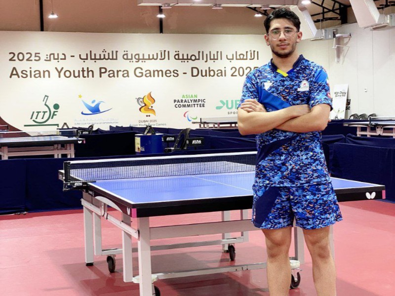 آرشام رمضانی مقام سوممسابقات پاراآسیایی تنیس روی میز در کشور امارات را کسب نمود آرشام رمضانی مقام سوممسابقات پاراآسیایی تنیس روی میز در کشور امارات را کسب نمود