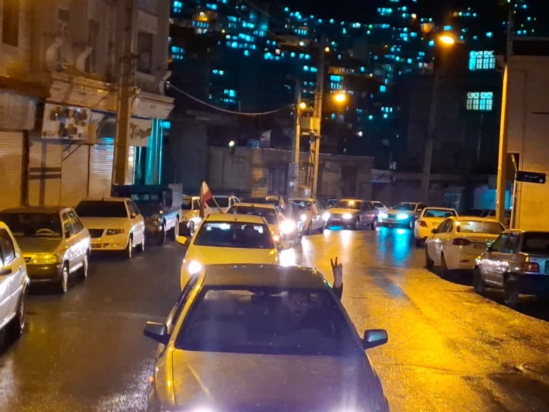 برگزاری کاروان خودرویی مردم پاوه در حمایت از انقلاب، رهبری و نیروهای مسلح