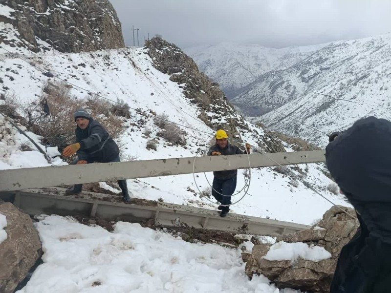 برق دهستان شرام وصل گردید