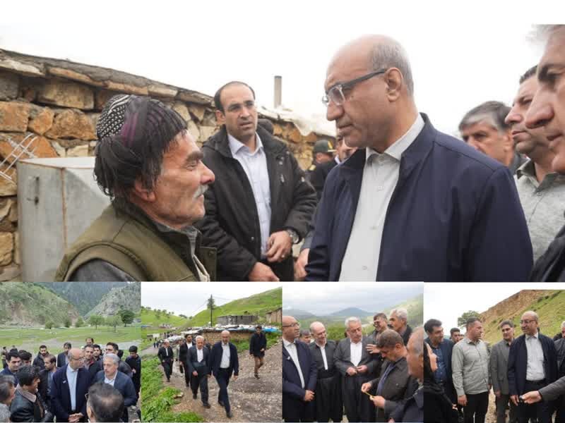 پیگیری میدانی مشکلات عشایر مرزنشین پاوه و جوانرود