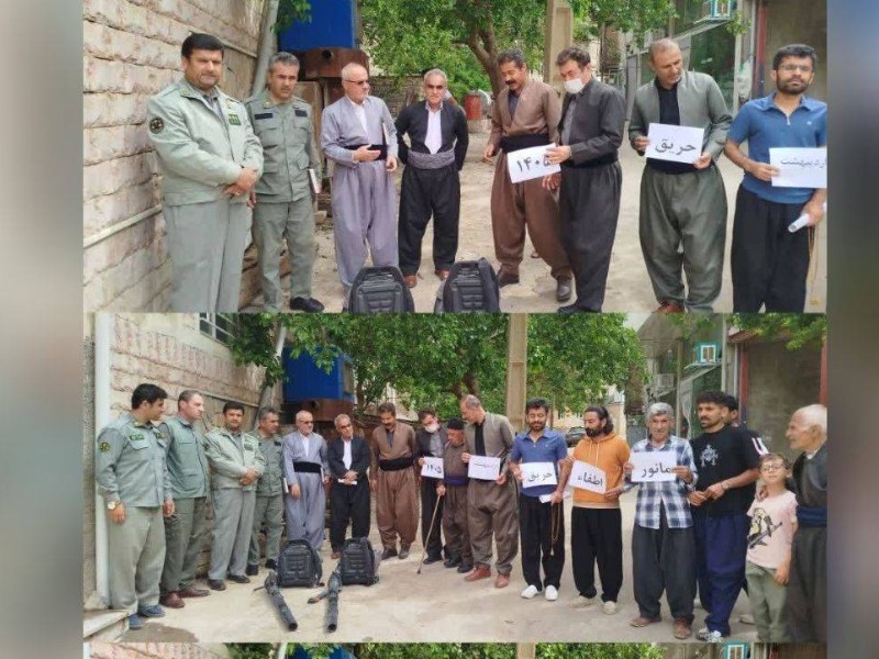 برگزاری مانور اطفاء حریق با حضور مردم جوامع محلی در شهرستان پاوه برگزاری مانور اطفاء حریق با حضور مردم جوامع محلی در شهرستان پاوه