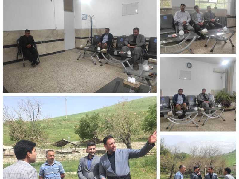 بازدید رییس اداره فرهنگی هنری اداره کل آموزش و پرورش استان کرمانشاه از فضاهای پرورشی پاوه